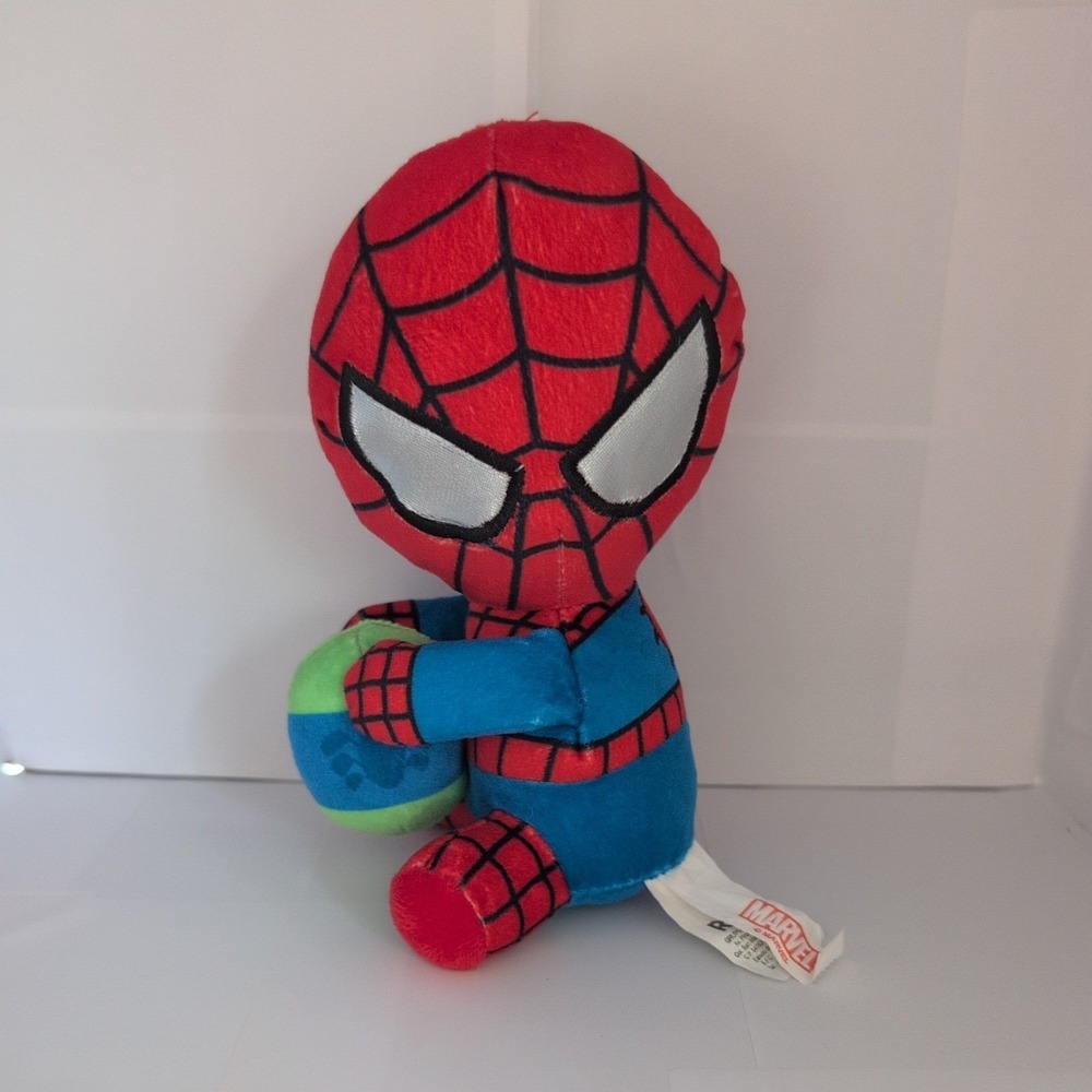 Marvel Spider-Man Easter Egg Small Plush Backpack CLIP Spiderman - Picture 3 of 16